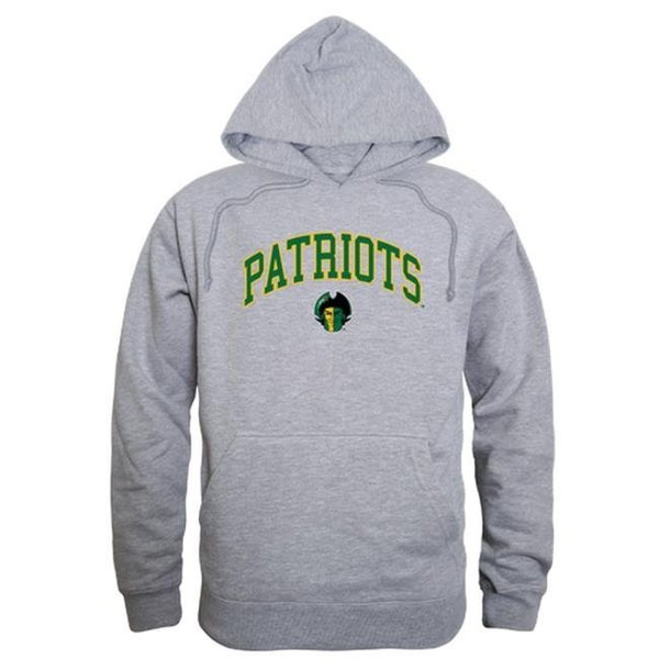 W Republic W Republic 540-221-HGY-03 George Mason University Men Campus Hoodie; Heather Grey - Large 540-221-HGY-03